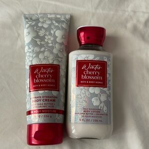 Winter Cherry Blossom Body Cream & Body Lotion